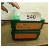 (2) RCBS Die Sets