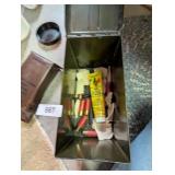 Metal Ammo Box w/ Some Shells
