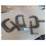 (3) C-Clamps