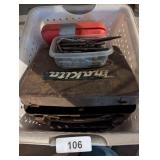 Assorted Drill Bits, Makita Metal Case