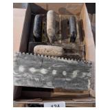 Assorted Trowels & Drywall Saw