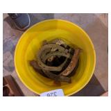 Bucket w/ Horseshoes