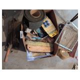 Assorted Painting Trays, Nails, Sand Paper &
