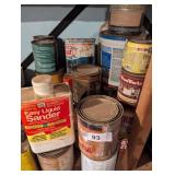 Stains, Contact Cement, Tung Finish Oil & Other