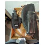 (2) Soft Sided & (1) Leather Gun Holders