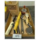 Nails, Pliers, Screwdriver, Adjustable Wrench &