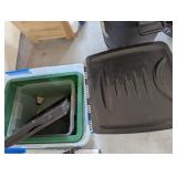 Assorted Totes, Dog Food Bin
