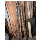 (3) Grapevine Walking Sticks