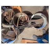 (5) Buckets of Scrap Metal & Other Metal
