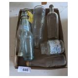 Assorted Clear Bottles: Dr Peter Fahrney,