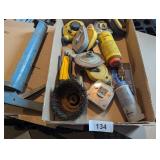 Caulk Gun, Chalk Line, Chaulk, Knife &