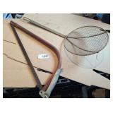 Large Mesh Strainer & Handsaw