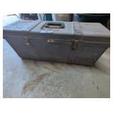 Plastic Tuff Box Toolbox w/ Some Content