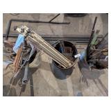 (3) Buckets of Assorted Metal & Square Tubing