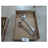 Adjustable Wrenches: (1) is Crescent,