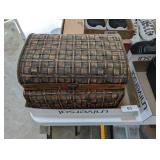 Basket Chest w/ Assortment of DVDs