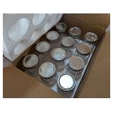 (12) Paksh 12oz. Mason Jars