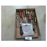 Assortment of Tools: Screwdrivers, (1) File &