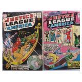EARLY JUSTICE LEAGUE COMICS SILVER AGE LOT OF TWO