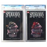 SPIDER-MAN REIGN #1 BOTH HC NUDE PANEL (2) CGC 9.8