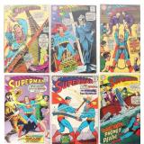 WHIMSICAL SUPERMAN SILVER AGE COMICS LOT OF 6