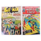 DC WORLD'S FINEST #212 & BATMAN #151 SILVER  AGE