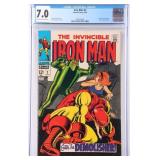 THE INVINCIBLE IRON MAN #2 CGC 7.0 1968 MARVEL