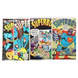 DC SUPERBOY ISSUES #140, 142, 155 AND 158