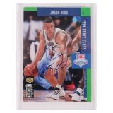 JASON KIDD 1994-95 ROOKIE SIGNED CARD #408