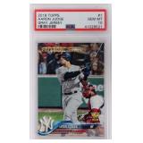 AARON JUDGE TOPPS 2018 #1 PSA 10 BASEBALL CARD
