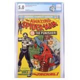 1ST PUNISHER COMIC AMAZING SPIDERMAN #129 CGC 5.0