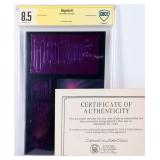 MAGNETO #0 SIGNED BY STAN LEE CBCS 8.5 PURPLE FOIL
