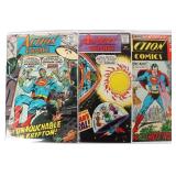 HIGH GRADE ACTION COMICS ISSUES #364, 365 & 394