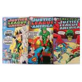 JUSTICE LEAGUE OF AMERICA  #69, 70 & 72 DC COMICS