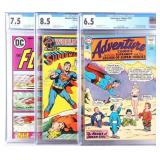 DC SILVER & BRONZE AGE COMICS CGC 6.5-8.5 SUPERMAN
