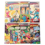 SUPERMAN SILVER AGE DC COMICS LOT OF 6