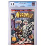 WEREWOLF BY NIGHT #32 MOON KNIGHT ORIGIN CGC 5.5