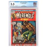 WEREWOLF BY NIGHT #1 1972 1ST ONGOING CGC 5.5