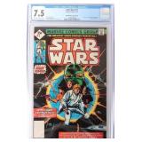 STAR WARS #1 1977 MARVEL REPRINT CGC 7.5
