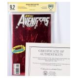 STAN LEE SIGNED AVENGERS WEST COAST #100 CBCS 9.2