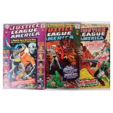 JUSTICE LEAGUE OF AMERICA ISSUES #41, 45, & 47