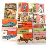 ASSORTED 20TH CENTURY TOBACCO CARDS LOT OF 41