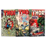 THOR LATE SILVER AGE COMICS #138, 150, & 154