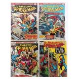ASSORTED AMAZING SPIDER-MAN BRONZE AGE COMICS -(4)