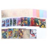 VINTAGE 1990'S MARVEL COMIC CARDS COLLECTION (28)