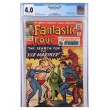 FANTASTIC FOUR #27 1ST DR. STRANGE CROSSOVER CGC 4