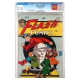 FLASH COMICS #72 GOLDEN AGE DOC COLLECTION CGC 7.5
