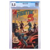 FIGHTIN' FIVE #40 CGC 5.5 1ST APP. PEACEMAKER
