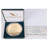2000 SACAGAWEA 4 OZ FINE SILVER 24K LAYERED ROUND