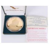 2000 SACAGAWEA 4 OZ FINE SILVER 24K LAYERED ROUND